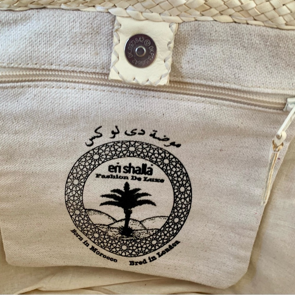 NWT Designer En Shalla Beaded Nautical Bag 12/20 Inch - Picture 7 of 14